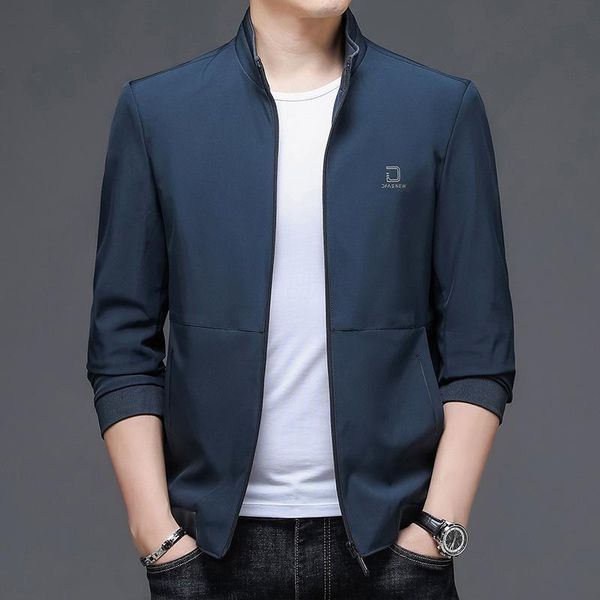 men's jackets jacket men handsome casual autumn stand-up collar zipper trend long sleeve softshell coat, Black;brown
men's jackets jacket men handsome casual autumn stand-up collar zipper trend long sleeve softshell coat, Black;brown