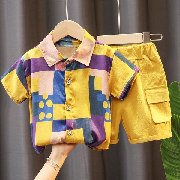 summer fashion baby boys clothes set short sleeve shirt plaid suit for children clothing cotton costume child suits sets, White
summer fashion baby boys clothes set short sleeve shirt plaid suit for children clothing cotton costume child suits sets, White