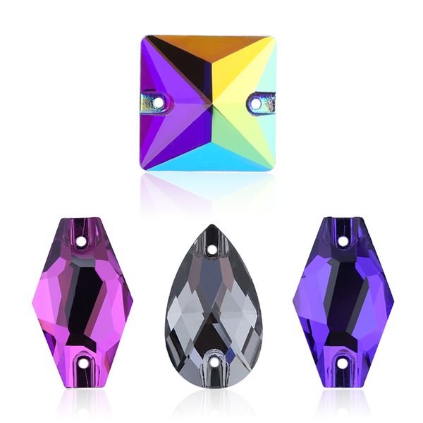 clearancedouble hole glass crystal sew on flatback rhinestones for clothing wedding decorations, Black
clearancedouble hole glass crystal sew on flatback rhinestones for clothing wedding decorations, Black