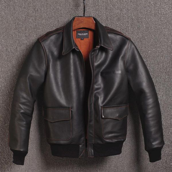 men's leather & faux 2021 genuine cow jacket men spring autumn mens vintage short cowhide coat real jackets 16301833m02-9 yy413, Black
men's leather & faux 2021 genuine cow jacket men spring autumn mens vintage short cowhide coat real jackets 16301833m02-9 yy413, Black