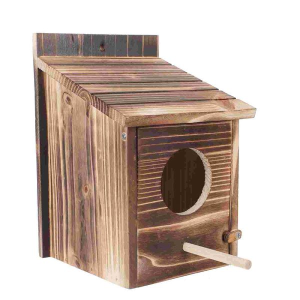 bird cages creative feeding container outdoor craft decoration wooden feeder 
bird cages creative feeding container outdoor craft decoration wooden feeder