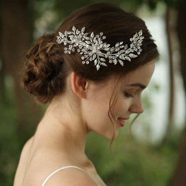 silver color leaf bridal clip comb rhinestone women barette jewelry hand wired wedding prom hair piece oranment, Golden;silver
silver color leaf bridal clip comb rhinestone women barette jewelry hand wired wedding prom hair piece oranment, Golden;silver