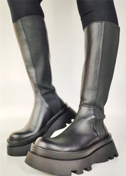 boots lapolaka 2021 great quality square heeled platform casual slip on knee high woman black walking shoes
boots lapolaka 2021 great quality square heeled platform casual slip on knee high woman black walking shoes