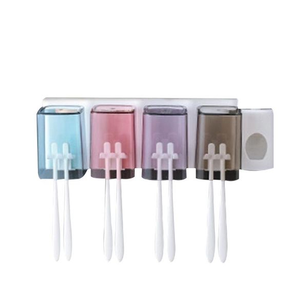 toothbrush holders automatic toothpaste dispenser wall mounted multifunctional holder mouthwash cup set for bathroom merchandises
toothbrush holders automatic toothpaste dispenser wall mounted multifunctional holder mouthwash cup set for bathroom merchandises