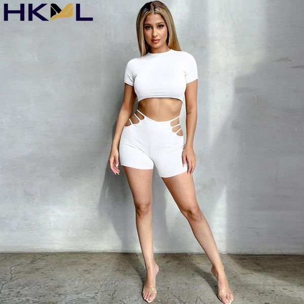women's tracksuits women set short sleeve crop hollow biker shorts for two piece summer night club outfits tracksuit, Gray
women's tracksuits women set short sleeve crop hollow biker shorts for two piece summer night club outfits tracksuit, Gray