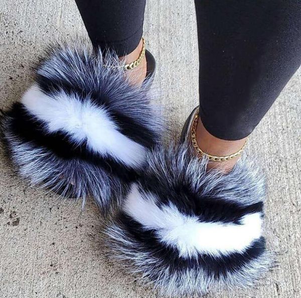 slippers furry slides ladies summer brand raccoon fur fabulous and cute fuzzy sandals flip flops, Black
slippers furry slides ladies summer brand raccoon fur fabulous and cute fuzzy sandals flip flops, Black