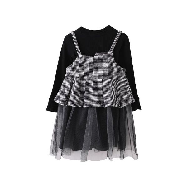 girl's long sleeve high neck plaids design a-line black lace dresses big spring korean style, Red;yellow
girl's long sleeve high neck plaids design a-line black lace dresses big spring korean style, Red;yellow