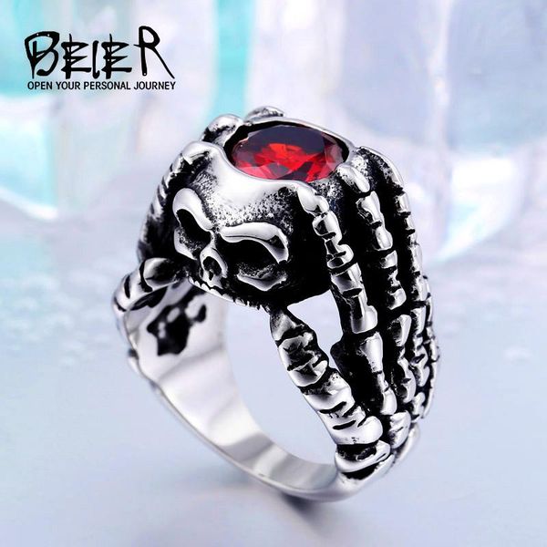 cluster rings drop wholesale 316l stainless steel jewelry men's gothic punk claw thingking skull skeleton br8-278 us size, Golden;silver
cluster rings drop wholesale 316l stainless steel jewelry men's gothic punk claw thingking skull skeleton br8-278 us size, Golden;silver