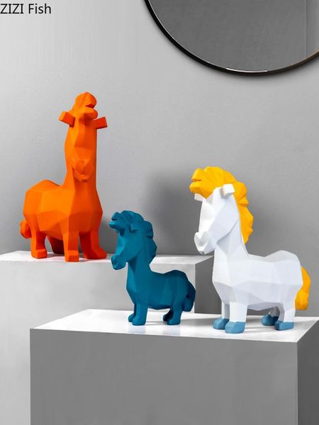 decorative objects & figurines creative geometric horse sculpture solid color resin animal office living room furnishings home decor christm
decorative objects & figurines creative geometric horse sculpture solid color resin animal office living room furnishings home decor christm