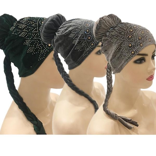 ethnic clothing 3pcs muslim hijabs bonnet turban rhinestone women arab islam long braid knot beanies skullies headwrap chemo cancer hat fash, Red
ethnic clothing 3pcs muslim hijabs bonnet turban rhinestone women arab islam long braid knot beanies skullies headwrap chemo cancer hat fash, Red