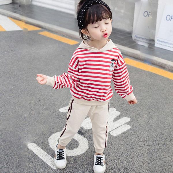 1-5 year girls clothes spring autumn sports two-piece cartoon print stripe hooded jacket + pants babei quality children clothing sets, White
1-5 year girls clothes spring autumn sports two-piece cartoon print stripe hooded jacket + pants babei quality children clothing sets, White