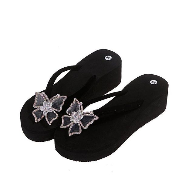 slippers vmti 2021 summer slope with rhinestone butterfly flip-flops female mid-heel casual beach women, Black
slippers vmti 2021 summer slope with rhinestone butterfly flip-flops female mid-heel casual beach women, Black