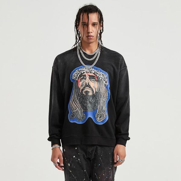 men's hoodies & sweatshirts men streetwear sweatshirt graphic crewneck pullover cotton long sleeve tee, Black
men's hoodies & sweatshirts men streetwear sweatshirt graphic crewneck pullover cotton long sleeve tee, Black