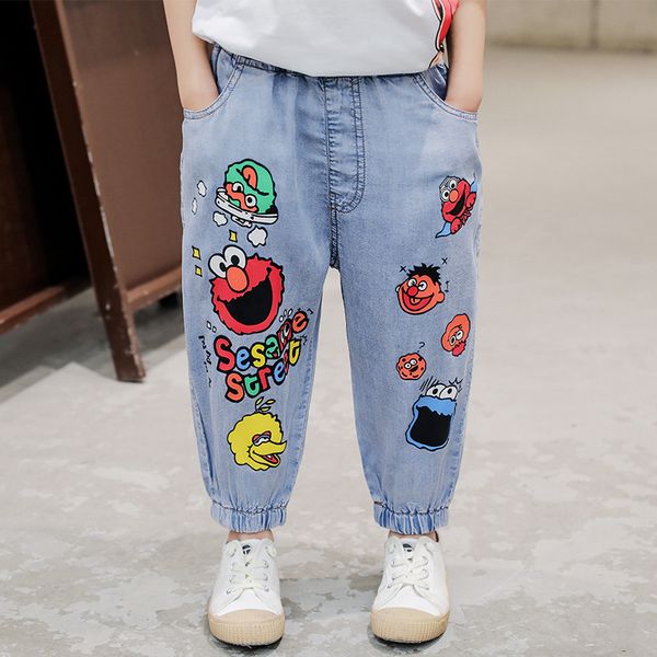 summer boys pants thin jeans cartoon print denim harem jeans ankle length pencil pants for boys childrens clothes hip hop 4-12 t, White
summer boys pants thin jeans cartoon print denim harem jeans ankle length pencil pants for boys childrens clothes hip hop 4-12 t, White