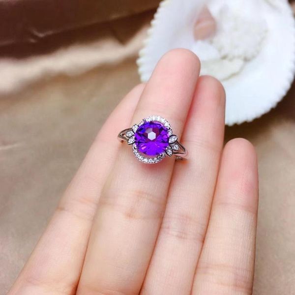 cluster rings fireworks flashing purple amethyst gemstone ring with silver for women, Golden;silver
cluster rings fireworks flashing purple amethyst gemstone ring with silver for women, Golden;silver