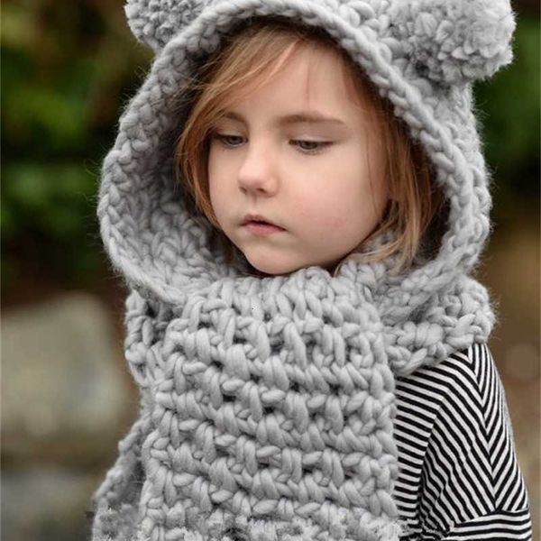 winter new children's outdoor warm wool hat pure hand crochet suit fashion, Blue;gray
winter new children's outdoor warm wool hat pure hand crochet suit fashion, Blue;gray