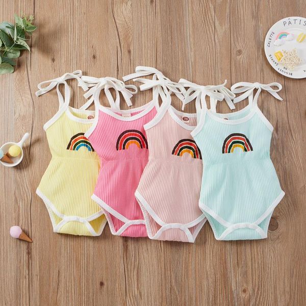 rompers baby girls boys cute rainbow bodysuit ribbed knitted bandage bodysuits sweet candy color jumpsuit summer infant born clothing, Blue
rompers baby girls boys cute rainbow bodysuit ribbed knitted bandage bodysuits sweet candy color jumpsuit summer infant born clothing, Blue