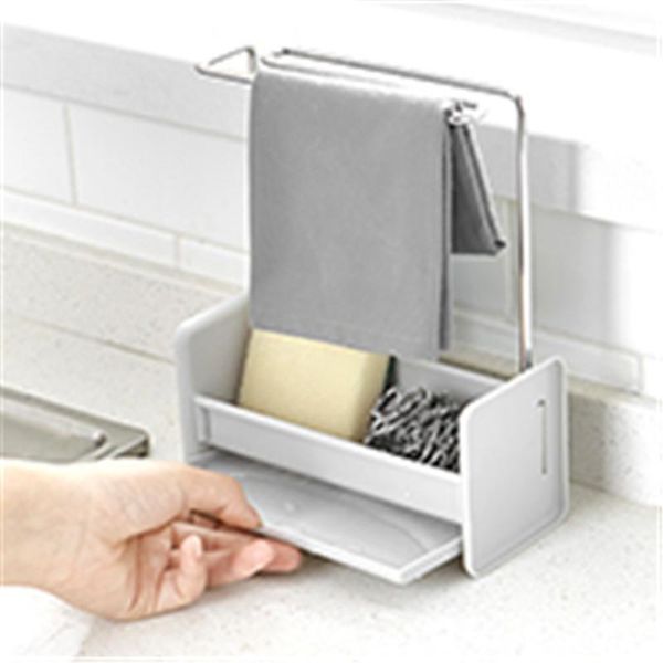 kitchen storage & organization sink organizer rack sponge holder countersteel hanger dishcloth drying with removable drain tray
kitchen storage & organization sink organizer rack sponge holder countersteel hanger dishcloth drying with removable drain tray