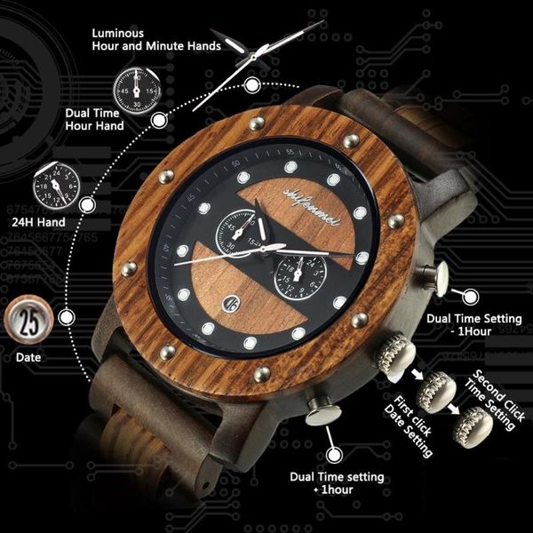 wristwatches shifenmei business wood metal watch color matching dial stylish date display relogio masculino, Slivery;brown
wristwatches shifenmei business wood metal watch color matching dial stylish date display relogio masculino, Slivery;brown