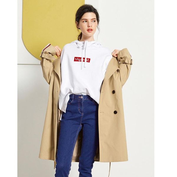 women's trench coats port closed waist coat of cultivate morality spring wind british long dust thin female models in the, Tan;black
women's trench coats port closed waist coat of cultivate morality spring wind british long dust thin female models in the, Tan;black