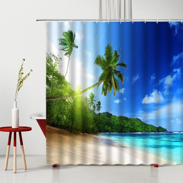 shower curtains beach scenery sunlight coconut tree bathtub decor with hooks modern decoration 3d print polyester fabric 
shower curtains beach scenery sunlight coconut tree bathtub decor with hooks modern decoration 3d print polyester fabric