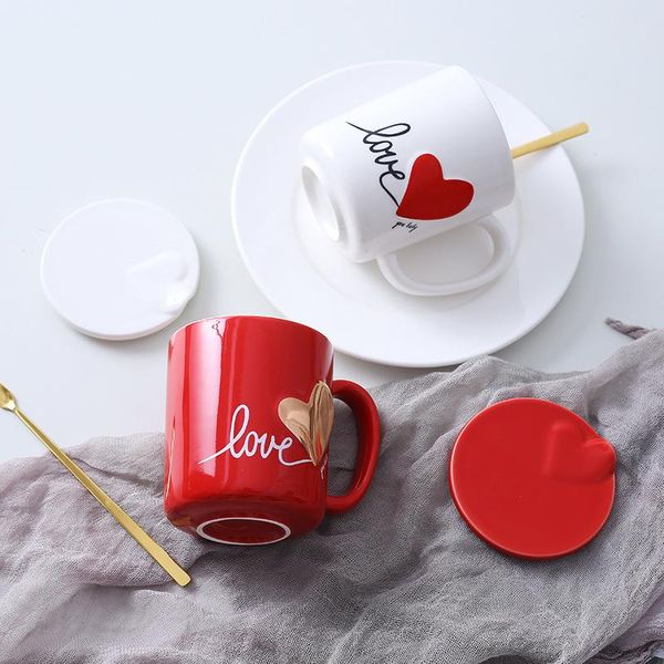 mugs qixi cup creative personality ceramic with cover spoon large capacity drinking mug coffee
mugs qixi cup creative personality ceramic with cover spoon large capacity drinking mug coffee