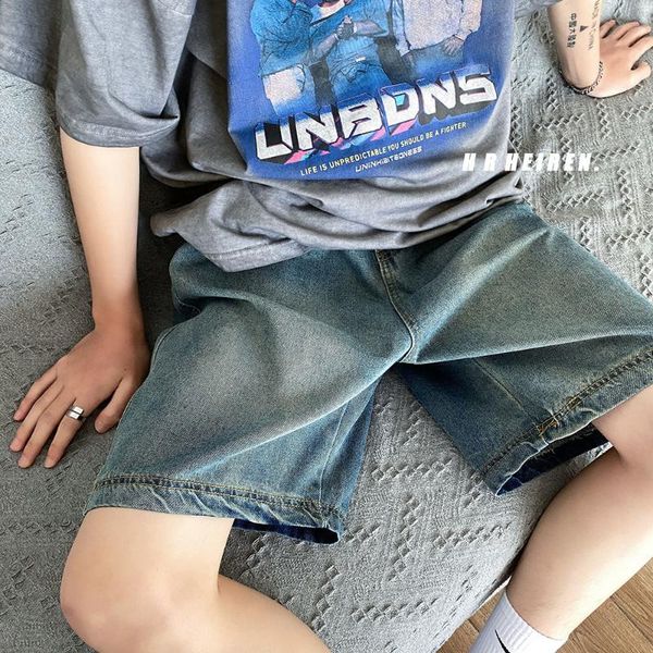 men's jeans washed wide-leg old high street retro blue straight shorts oversize loose overalls pants trend summer jean thin
men's jeans washed wide-leg old high street retro blue straight shorts oversize loose overalls pants trend summer jean thin