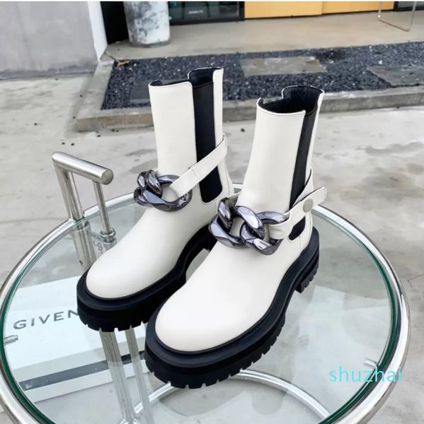 white leather ankle chelsea boots platform slip-on chain-link accents round toe block heels flat booties half chunky boot luxury designer, Black
white leather ankle chelsea boots platform slip-on chain-link accents round toe block heels flat booties half chunky boot luxury designer, Black