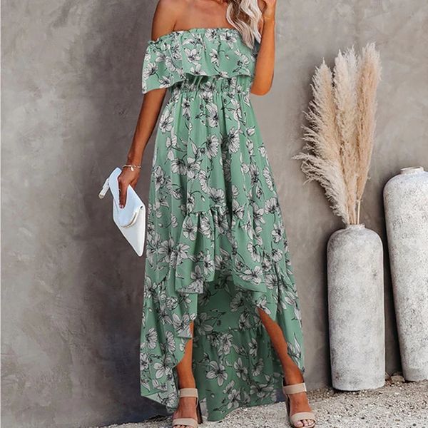 casual dresses summer bohemian off shoulder raglan sleeve maxi slash neck ruffles asymmetrical floral printed beach sundress sk6x, Black;gray
casual dresses summer bohemian off shoulder raglan sleeve maxi slash neck ruffles asymmetrical floral printed beach sundress sk6x, Black;gray