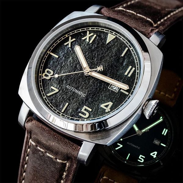 automatic watch nh35 movement sapphire luminous hands mechanical men date display 50m waterproof wristwatches, Slivery;brown
automatic watch nh35 movement sapphire luminous hands mechanical men date display 50m waterproof wristwatches, Slivery;brown
