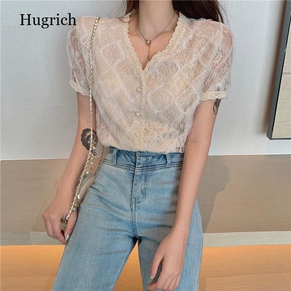 women's polos lace mesh blouse women plus size v-neck and blouses single-breasted shirt elegant loose vintage apricot, White
women's polos lace mesh blouse women plus size v-neck and blouses single-breasted shirt elegant loose vintage apricot, White