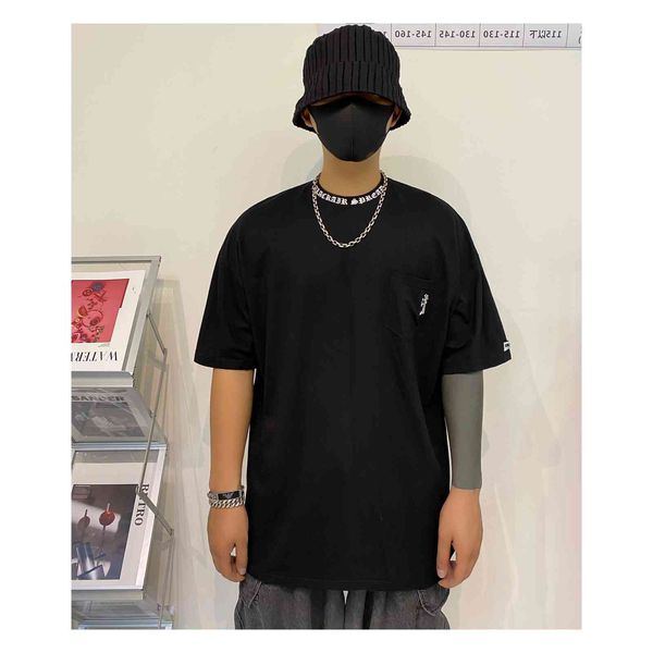 h z summer trend hip hop croxin neckline letter sanskrit cross print short sleeve t-shirt for men and women, White;black
h z summer trend hip hop croxin neckline letter sanskrit cross print short sleeve t-shirt for men and women, White;black