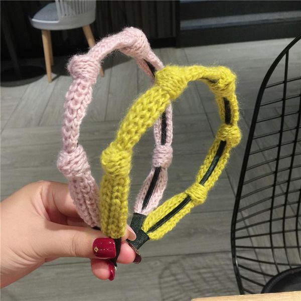 fashion knot cross solid headband for women autumn winter knitted wool hairband bezel hair accessories twist
fashion knot cross solid headband for women autumn winter knitted wool hairband bezel hair accessories twist