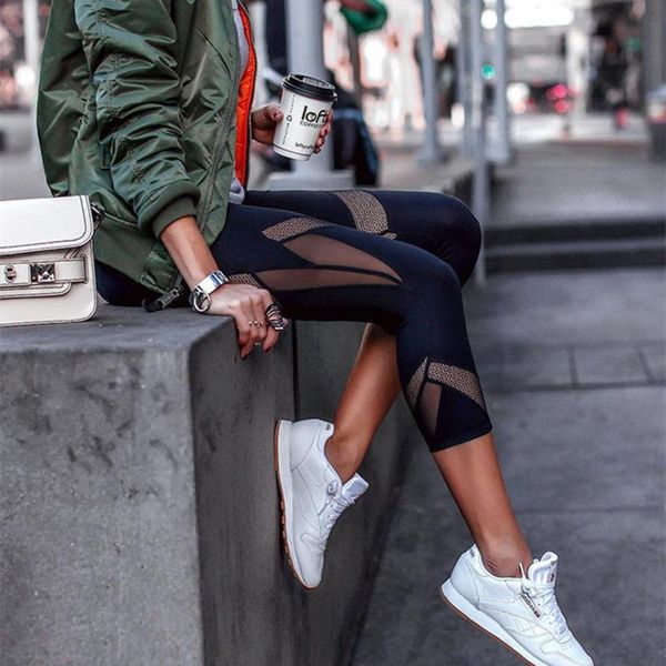 women's pants & capris women high waist exercise sports leggings running gym stretch mesh athletic, Black;white
women's pants & capris women high waist exercise sports leggings running gym stretch mesh athletic, Black;white