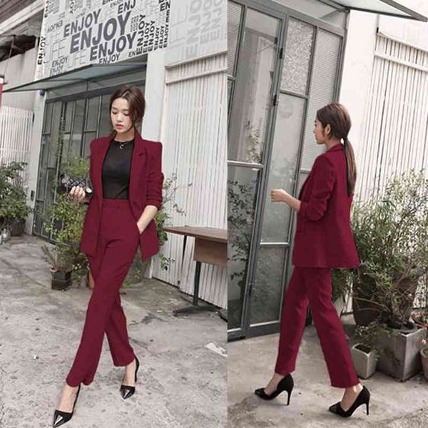 women's two piece pants 2 piece set women suit female spring and summer ms. slim fashion elegant small suit jacket + casual temperament, White
women's two piece pants 2 piece set women suit female spring and summer ms. slim fashion elegant small suit jacket + casual temperament, White