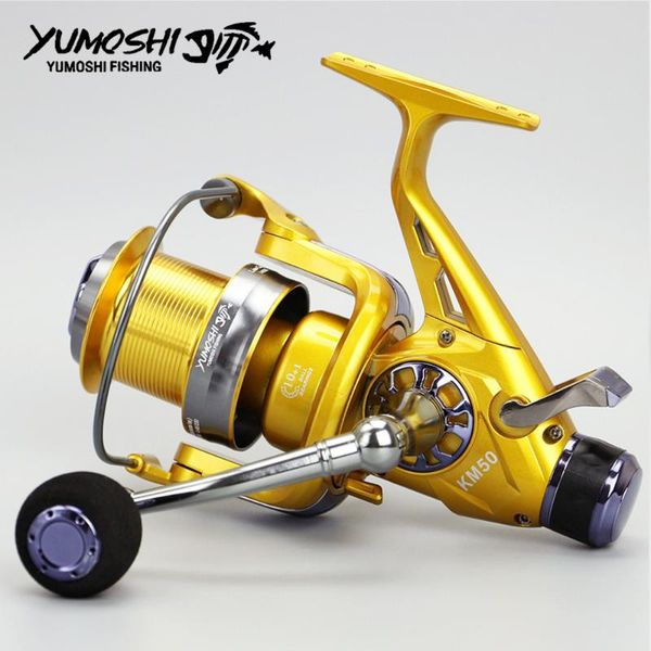 stainless steel spinning reel 50 60 series fishing reels carp wheel pesca molinete baitcasting front and rear brak km
stainless steel spinning reel 50 60 series fishing reels carp wheel pesca molinete baitcasting front and rear brak km