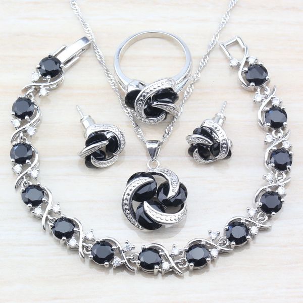 jewelry sets black zircon stud earrings/pendant/necklace/bracelet 20.5cm ring size 6/7/8/9/10 for women gift
jewelry sets black zircon stud earrings/pendant/necklace/bracelet 20.5cm ring size 6/7/8/9/10 for women gift