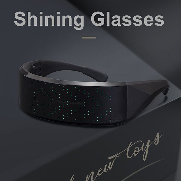 led lighting glasses shake the same bar tiktok bluetooth charging app custom pattern dynamic sunglasses, White;black
led lighting glasses shake the same bar tiktok bluetooth charging app custom pattern dynamic sunglasses, White;black