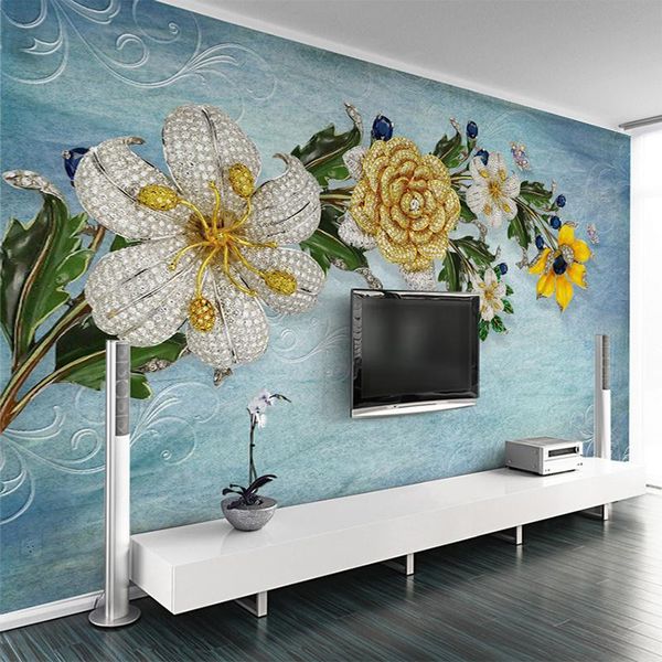 wallpapers custom po modern jewelry flowers european style 3d large mural living room tv background wall decor cloth
wallpapers custom po modern jewelry flowers european style 3d large mural living room tv background wall decor cloth