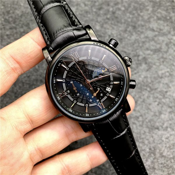 7-1mens watches montre de luxe leather strap 3 dial work fashion designer quartz stainless steel business outdoor sports watch, Slivery;brown
7-1mens watches montre de luxe leather strap 3 dial work fashion designer quartz stainless steel business outdoor sports watch, Slivery;brown