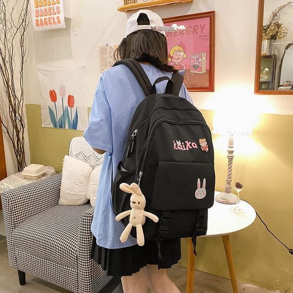 school bags men women waterproof backpack for teenagers large capacity bag girls cute korean travel female rucksack
school bags men women waterproof backpack for teenagers large capacity bag girls cute korean travel female rucksack