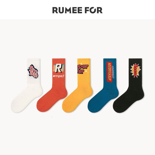 socks rumee autumn street trend letter medium tube damp odor proof sweat absorbing for men and women, Black;white
socks rumee autumn street trend letter medium tube damp odor proof sweat absorbing for men and women, Black;white