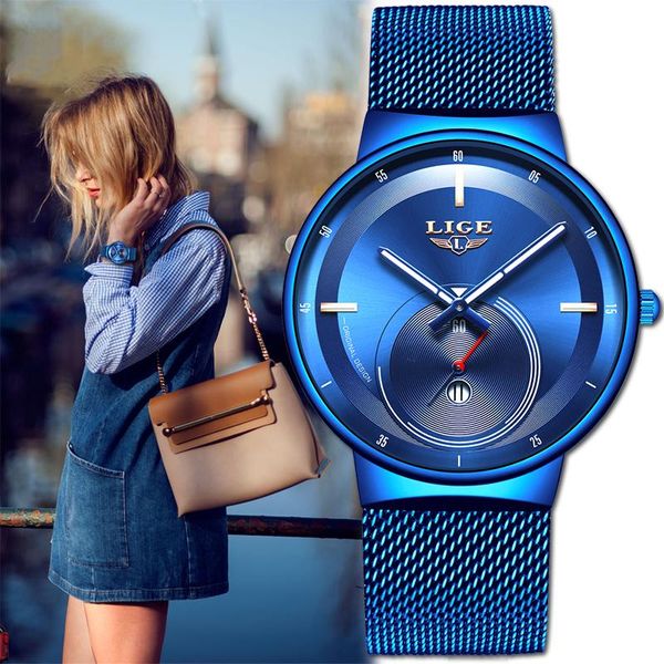 wristwatches 2021 lige womens watches ladies mesh belt ultra-thin watch stainless steel waterproof quartz wristwatch+box, Slivery;brown
wristwatches 2021 lige womens watches ladies mesh belt ultra-thin watch stainless steel waterproof quartz wristwatch+box, Slivery;brown