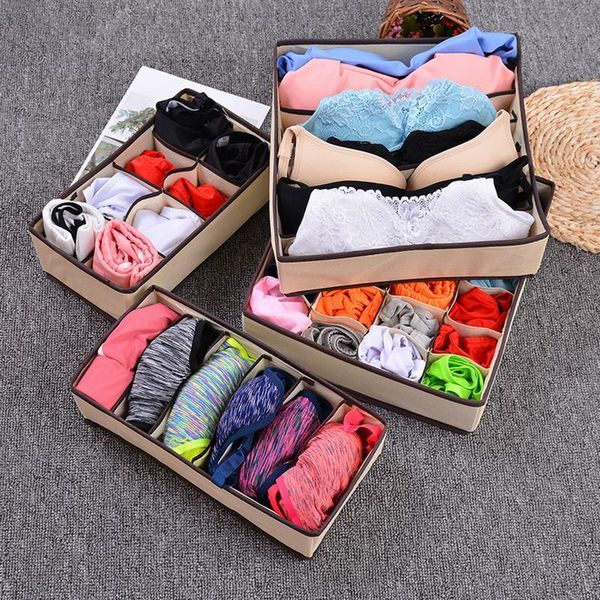 storage boxes & bins 4 pcs underwear organizer bra box scarfs socks organizers closet drawer multi size for 1 set home decor
storage boxes & bins 4 pcs underwear organizer bra box scarfs socks organizers closet drawer multi size for 1 set home decor