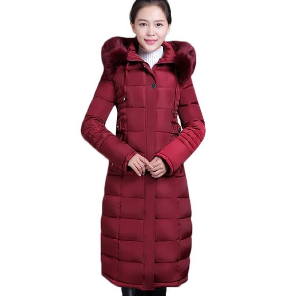 women's trench coats winter jacket women parka fashion hooded long down cotton thicken warm plus 6xl middle-aged clothing, Tan;black
women's trench coats winter jacket women parka fashion hooded long down cotton thicken warm plus 6xl middle-aged clothing, Tan;black