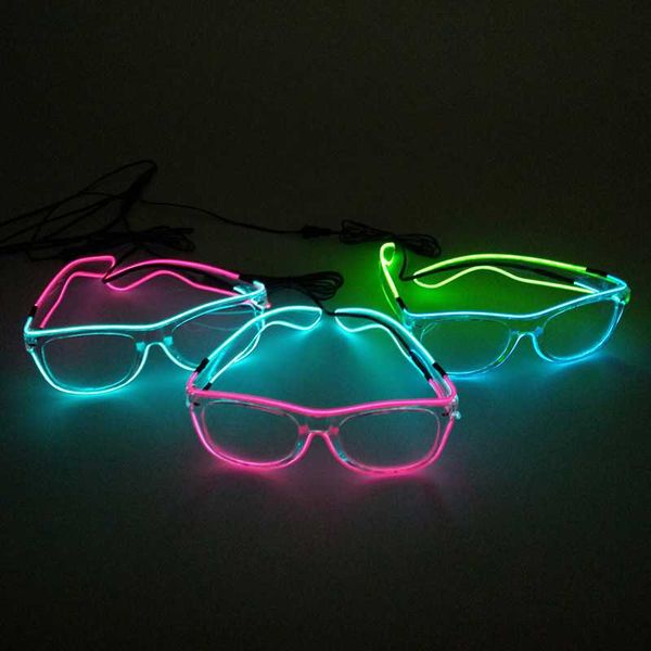 sunglasses glowing el wire decorative glasses festival neon party decoration apparel accessories luminous led for men women, White;black
sunglasses glowing el wire decorative glasses festival neon party decoration apparel accessories luminous led for men women, White;black