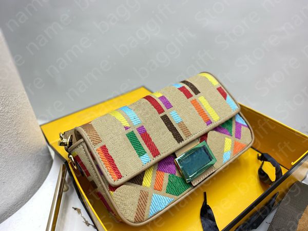womens multicolor iconic baguette fabric bags luxurys designers white colorful canvas shoulder handbag crossbody tote pouch wallet purse tot
womens multicolor iconic baguette fabric bags luxurys designers white colorful canvas shoulder handbag crossbody tote pouch wallet purse tot