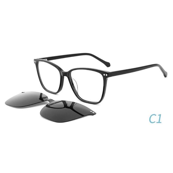 magnetic clip on sunglasses polarized lens men nerd optical eyeglasses women vintage hand made acetate uv with prescription, White;black
magnetic clip on sunglasses polarized lens men nerd optical eyeglasses women vintage hand made acetate uv with prescription, White;black