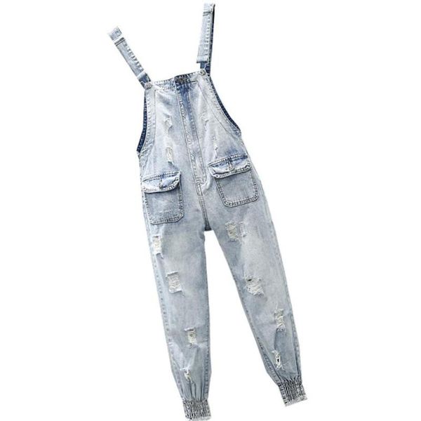 women's jeans spring autumn women loose overalls jumpsuit demin suspender trousers bf hole pockets strap harem pants rompers plus size, Blue
women's jeans spring autumn women loose overalls jumpsuit demin suspender trousers bf hole pockets strap harem pants rompers plus size, Blue