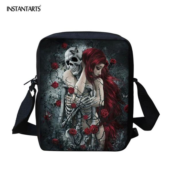 shoulder bags instantarts women small crossbody vintage rose skull and girl print messenger bag for boy school satchel
shoulder bags instantarts women small crossbody vintage rose skull and girl print messenger bag for boy school satchel